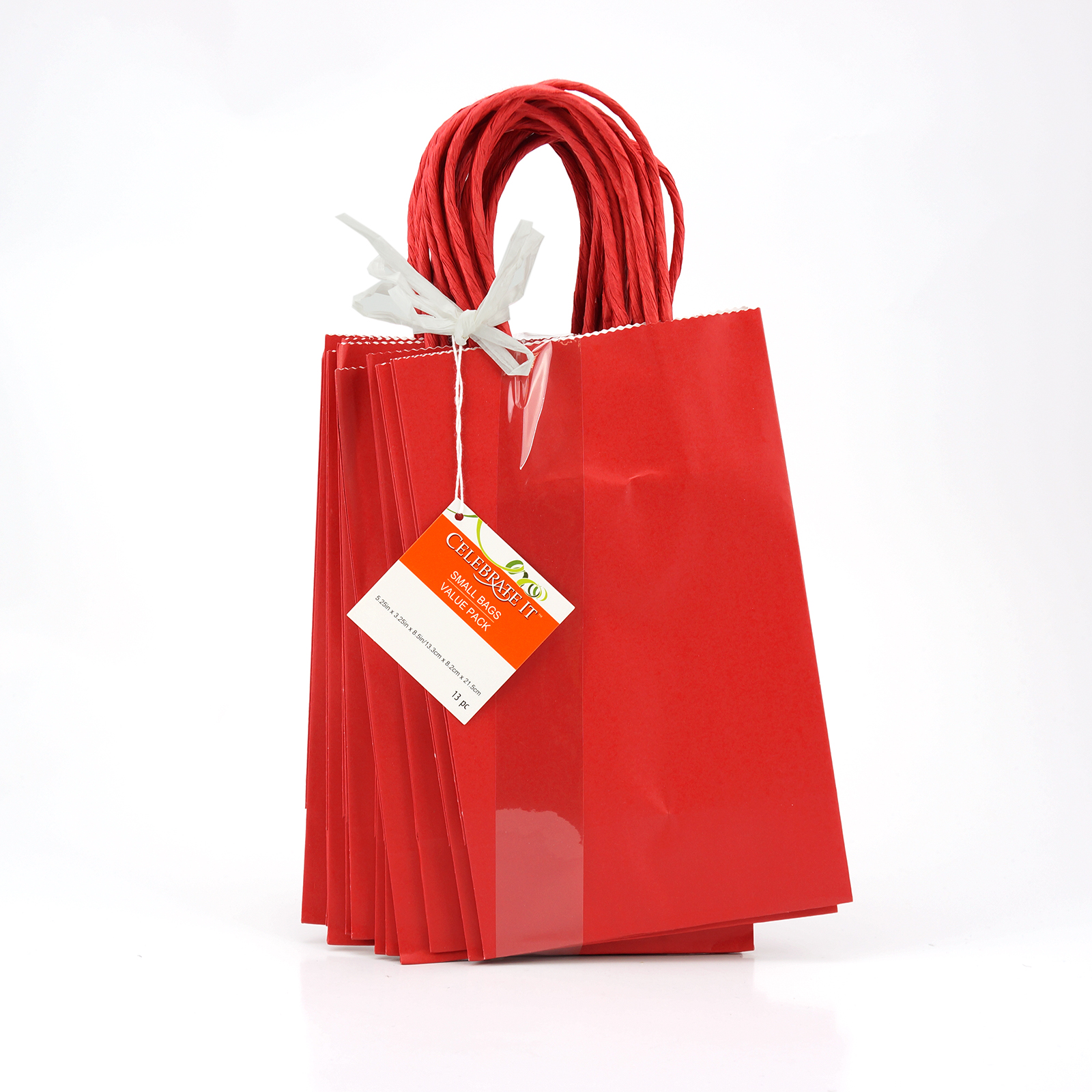 Red Paper Bags By Celebrate It